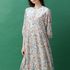 [Natural Garden] MADE N Big Flower Puff Pleated Dress_High-quality materials, back button points, signature products_ Made in KOREA
